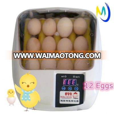 MJ mini full automatic MX-12D egg incubation New Condition 110V&220V Voltage Poultry incubator machine